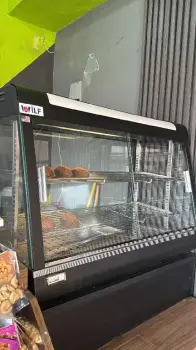 ???? vitrina caliente comercial wilf – ideal para panadería deli o sna