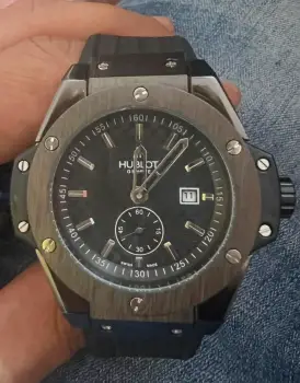 Reloj hublot big bang cuarzo pulsera silicona ajustable