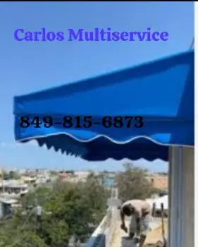 Toldos ventas y reparaciones de toldo.849-815-6873.