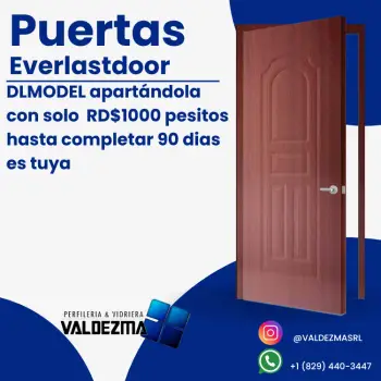 Puertas everlastdoors  disponibles apartala con 1000 pesos  modelo dlm