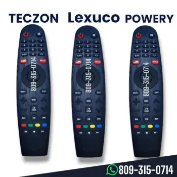 Control para tv smart tv teczon lexuco y powery
