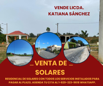 Solares con las mejores facilidades de pagos.