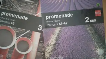Libros de texto francés promenade 2 y 3