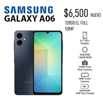Samsung galaxy a06 128gb nuevo desbloqueado 6500