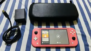 Nintendo switch lite nitida con todo