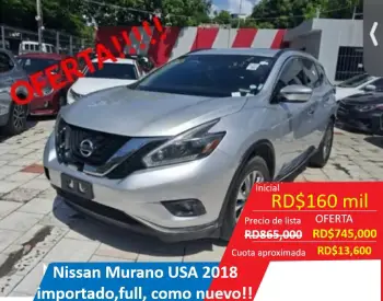 Nissan murano 2018 americano!!