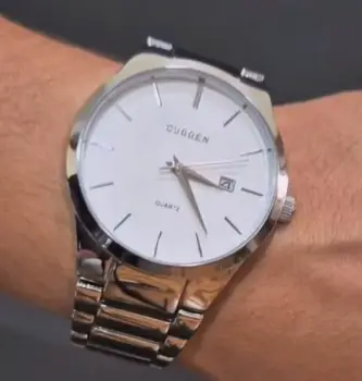Reloj curren ace/inox cristal mineral 1mes de garantia