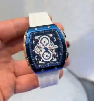 Reloj curren estilo militar-deportivo cronografo fechero mov cuarzo ja