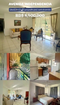 Apartamento en venta en la av. independencia santo domingo.