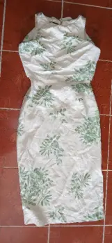 Vestido hermoso lino mujer