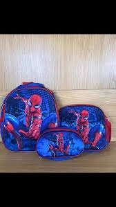 Mochila escolar de niño de spiderman