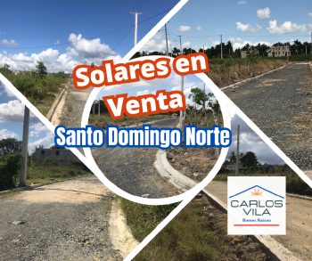 Solares en venta en villa mella santo domingo norte