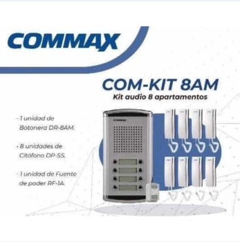 Intercom commax de audio para 8 apartamentos