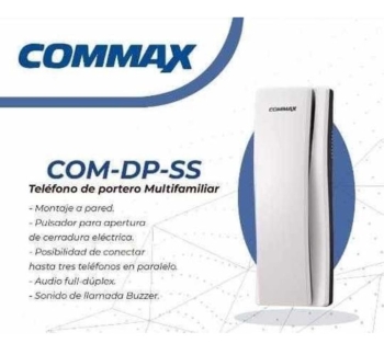 Teléfono de intercom commax de audio