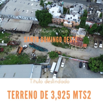 Venta y alquiler terreno de 3925 mts2  para nave industrial o almacén