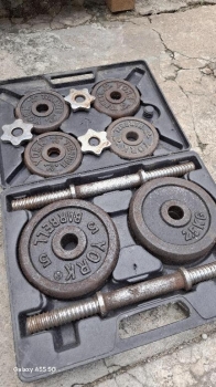 Kit de mancuernas york  30lbs