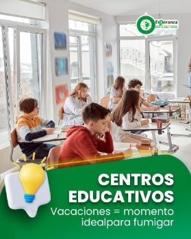 Fumigación colegios escuelas y universidades
