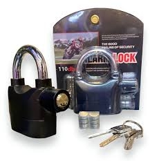 Candado con alarma para casa