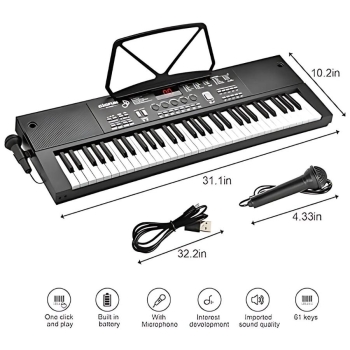 Piano y micrófono  en santo domingo este