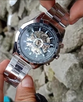 Reloj winner automático skeleton acero inoxidable cristal zafirosintet