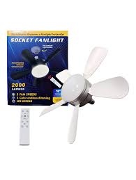 Ventilador de techo con control remoto