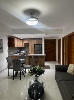 Se alquila hermoso apartamento en bella vista amueblado