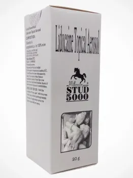 Lidocaine topical aerosol stud 5000