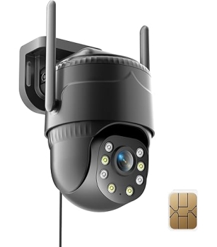 Cámara de seguridad hd 2k 4g lte 360