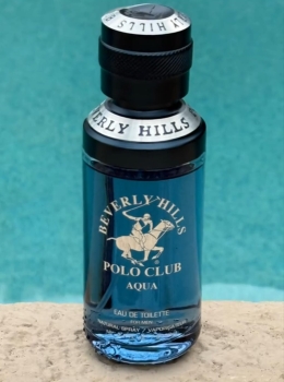 Perfume de hombre beverly hills polo club aqua de 3.4 fl oz