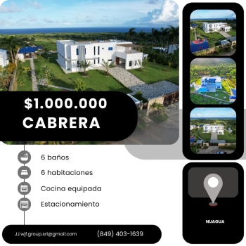 Lujosa villa con vista al mar en cabrera