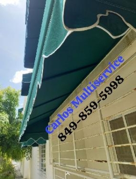 Toldos ventas y reparaciones de toldo.849-815-6873.