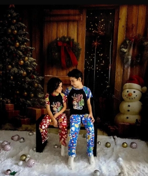 Pijamas navideñas para toda la familia