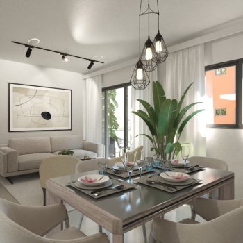 Apartamento de 2 habitaciones en venta en las americas.