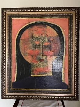 Miguel ulloa 2005 oleo sobre lienzo 24x30 enmarcado rd30000.00