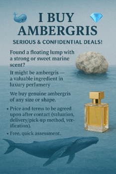I buy ambergris serious  confidential deals!