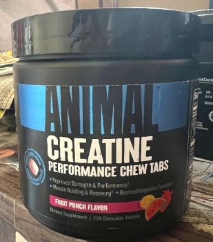 Creatina en pastillas chupables masticables contiene 10 diferentes áci