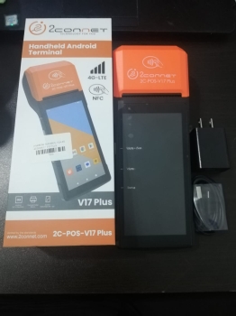 Pda 4g 2connet v17 plus – android con impresora térmica y batería de l