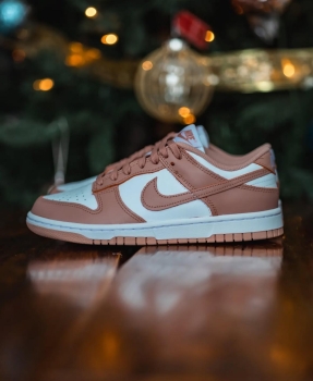 Sneakers tenis nike dunk low rose whisper original woman