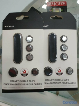 Organizador de clip cable magnético macally cableholdmag