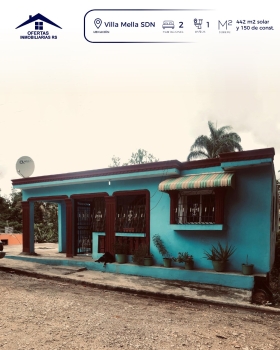 Casa en villa mella con amplio patio y lista para crecer