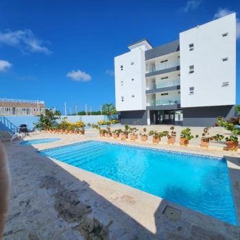 Acogedor apto en venta amueblado con piscina