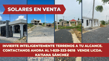 Terrenos en venta. gran venta black friday villa mella.