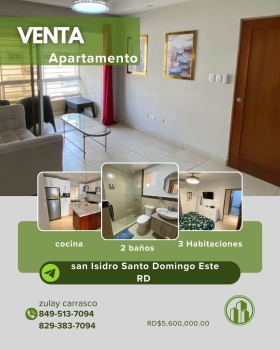 Apartamento en venta – san isidro próximo a la zona franca santo domin