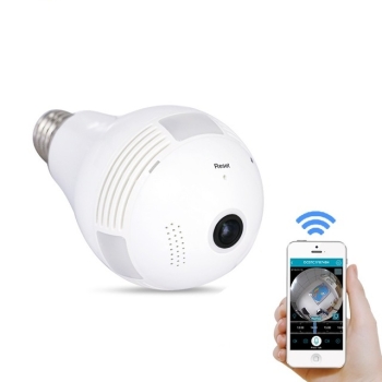 Camara wifi tipo bombillo v380