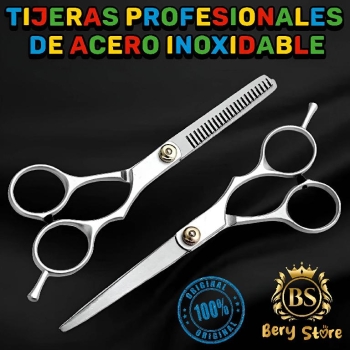 Tijeras de peluquera  tijeras de corte profesional de acero inoxi