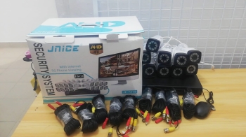 Kit 16 camaras  cable  dvr  mouse jnice je-7216