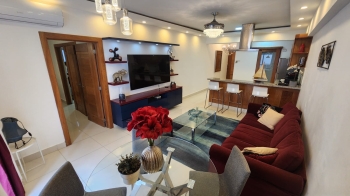 Apartamento amueblado en alquiler en ensanche julieta
