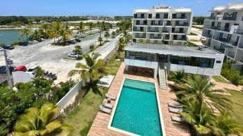 Penthouse 173m en downtown punta cana con terraza privada y jacuzzi