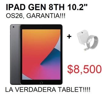 Ipad generacion 8th 32gb wifi certificadas 8500