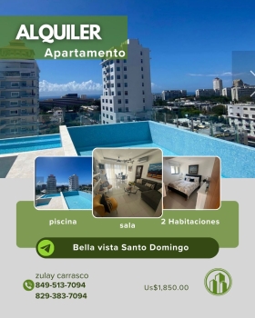 Apartamento en alquiler - bella vista